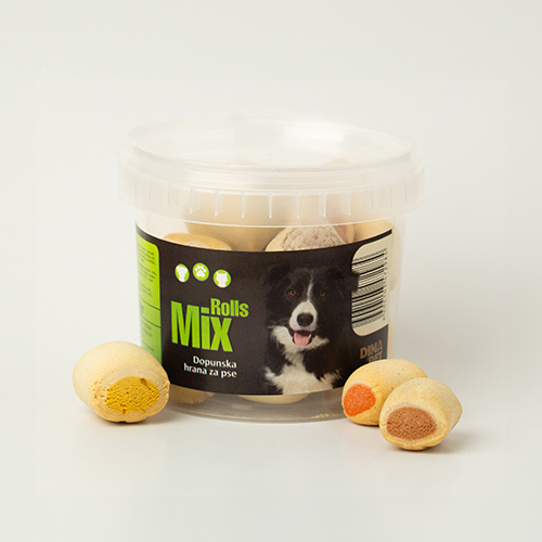 Keks za pse DP rolls mix 130g ili 2kg