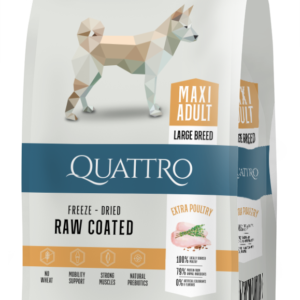 QUATTRO dog maxi adult 3kg i 12kg piletina