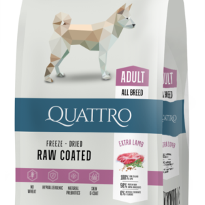 QUATTRO dog adult 3kg i 12kg jagnjetina za sve rase