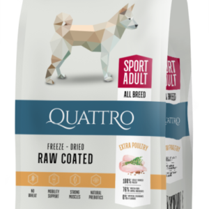 QUATTRO dog sport adult 20kg za sve rase piletina