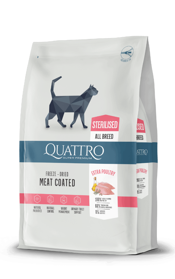 QUATTRO za mace sterilisane 1.5kg i 20kg