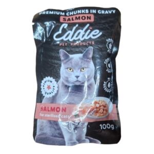 EDDIE sos za sterilisane mačke losos 100g